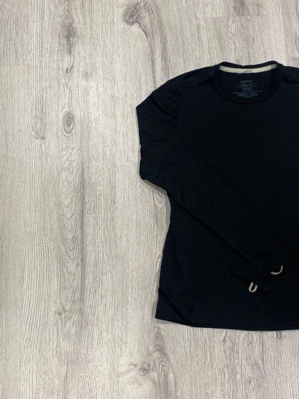 Patagonia Capilene 3 Midweight Crew Neck Long Sleeve Top Black Women's XS - Picture 5 of 8